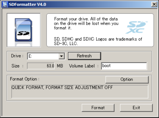 SDFormatter